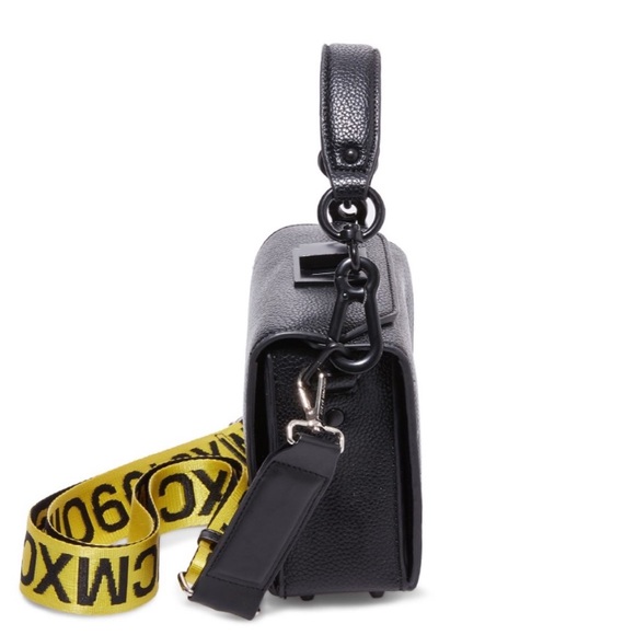 STEVE MADDEN | black multi strap boxy purse NWOT - Picture 3 of 6